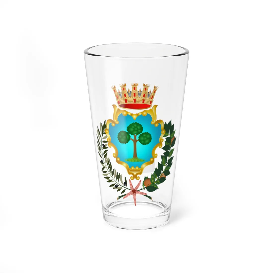 SoveratoCoA (Italy) (Coat of Arms) Pint Glass 16oz 16oz - Go Mug Yourself