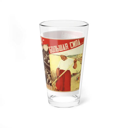 Soviet Era Poster 10 - Pint Glass 16oz-Go Mug Yourself