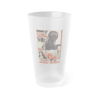 Soviet Era Poster 100 - Frosted Pint Glass 16oz Default Title - Go Mug Yourself