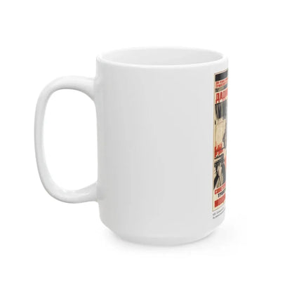 Soviet Era Poster 100 - White Coffee Mug - Go Mug Yourself