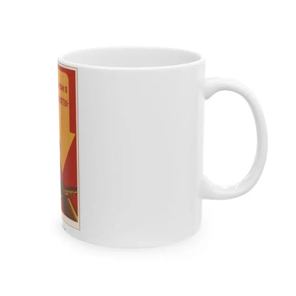 Soviet Era Poster 102 - White Coffee Mug - Go Mug Yourself