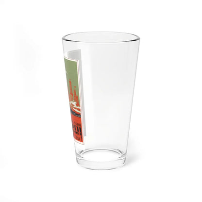 Soviet Era Poster 104 - Pint Glass 16oz-Go Mug Yourself