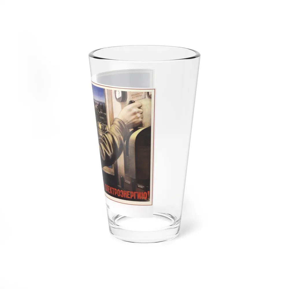 Soviet Era Poster 107 - Pint Glass 16oz-Go Mug Yourself