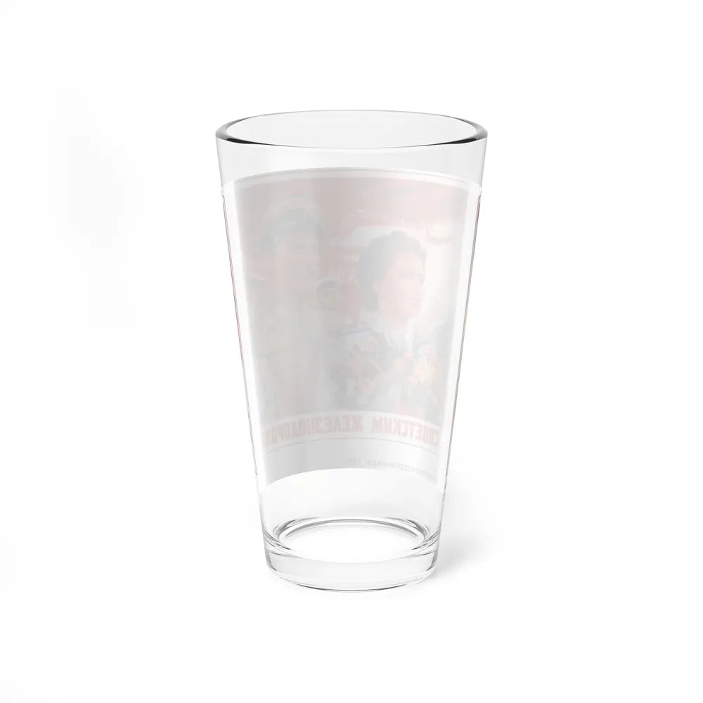 Soviet Era Poster 108 - Pint Glass 16oz-Go Mug Yourself