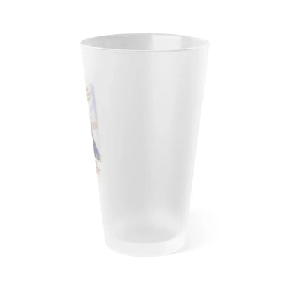 Soviet Era Poster 110 - Frosted Pint Glass 16oz - Go Mug Yourself