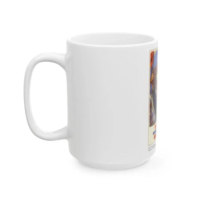 Soviet Era Poster 110 - White Coffee Mug - Go Mug Yourself