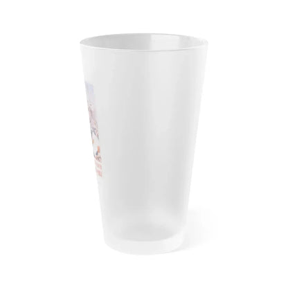 Soviet Era Poster 111 - Frosted Pint Glass 16oz - Go Mug Yourself