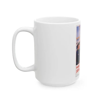 Soviet Era Poster 111 - White Coffee Mug - Go Mug Yourself