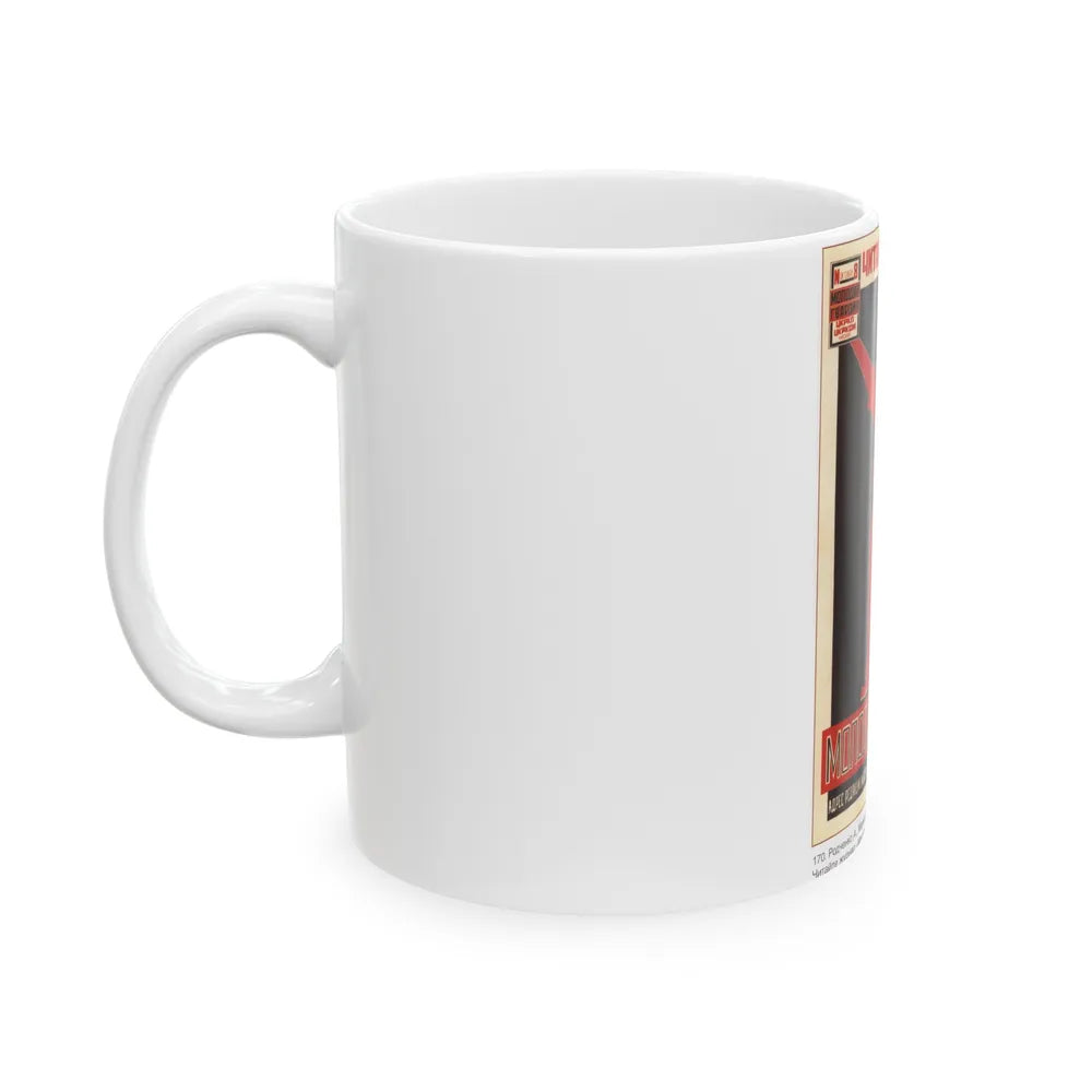 Soviet Era Poster 115 - White Coffee Mug-Go Mug Yourself