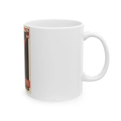 Soviet Era Poster 115 - White Coffee Mug - Go Mug Yourself