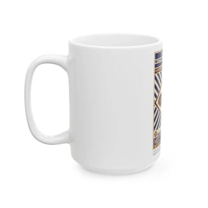 Soviet Era Poster 117 - White Coffee Mug - Go Mug Yourself