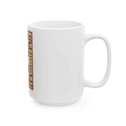 Soviet Era Poster 122 - White Coffee Mug-Go Mug Yourself