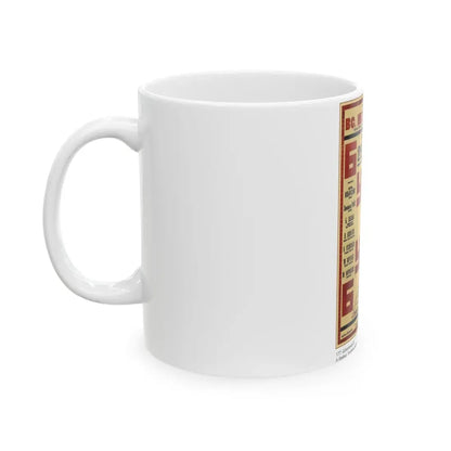 Soviet Era Poster 122 - White Coffee Mug - Go Mug Yourself