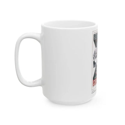 Soviet Era Poster 123 - White Coffee Mug - Go Mug Yourself