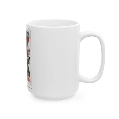 Soviet Era Poster 123 - White Coffee Mug - Go Mug Yourself