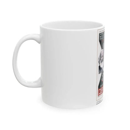 Soviet Era Poster 123 - White Coffee Mug - Go Mug Yourself