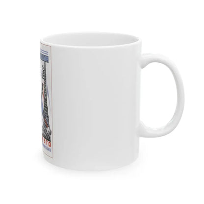 Soviet Era Poster 124 - White Coffee Mug - Go Mug Yourself