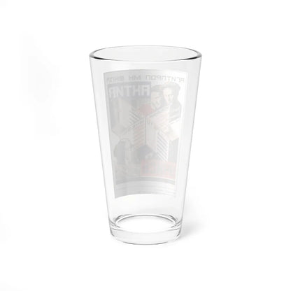 Soviet Era Poster 125 - Pint Glass 16oz-Go Mug Yourself