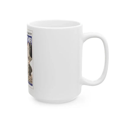 Soviet Era Poster 125 - White Coffee Mug - Go Mug Yourself