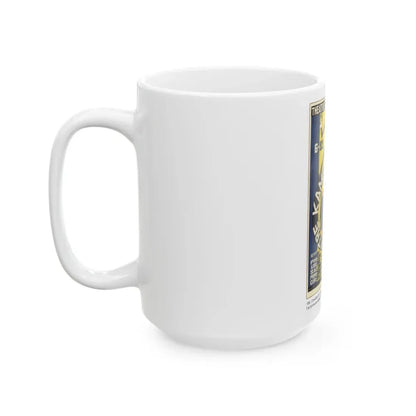 Soviet Era Poster 129 - White Coffee Mug - Go Mug Yourself