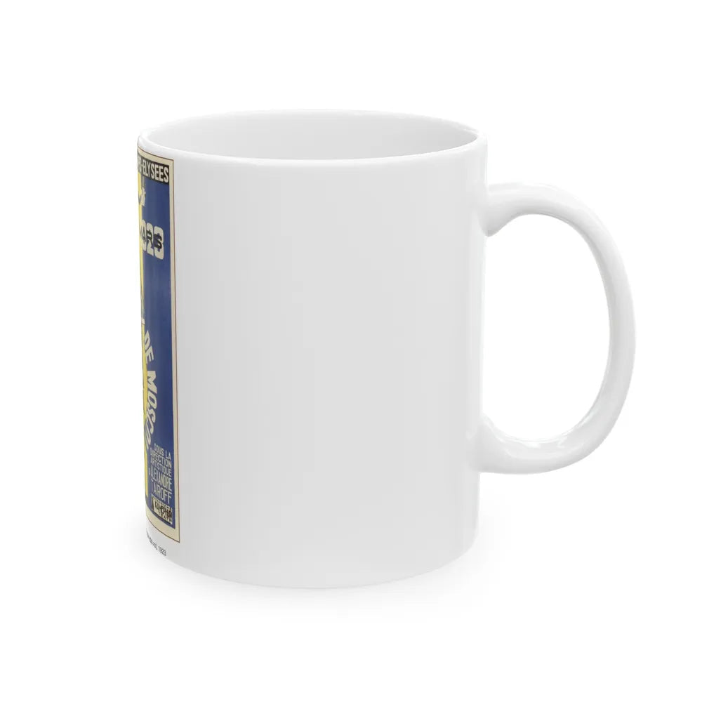 Soviet Era Poster 129 - White Coffee Mug-Go Mug Yourself