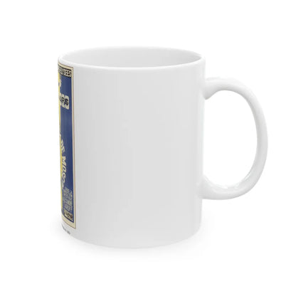 Soviet Era Poster 129 - White Coffee Mug-Go Mug Yourself