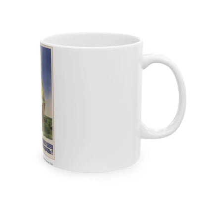 Soviet Era Poster 13 - White Coffee Mug-Go Mug Yourself