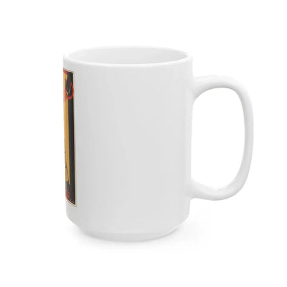 Soviet Era Poster 131 - White Coffee Mug - Go Mug Yourself