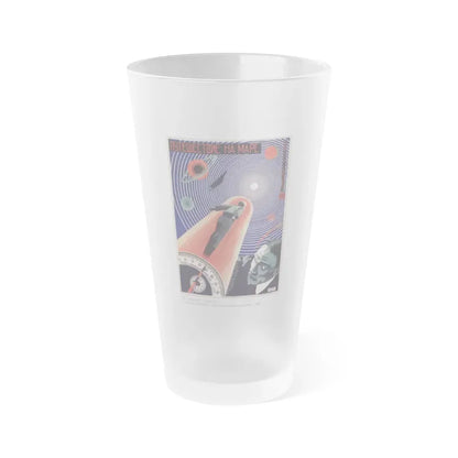 Soviet Era Poster 133 - Frosted Pint Glass 16oz Default Title - Go Mug Yourself