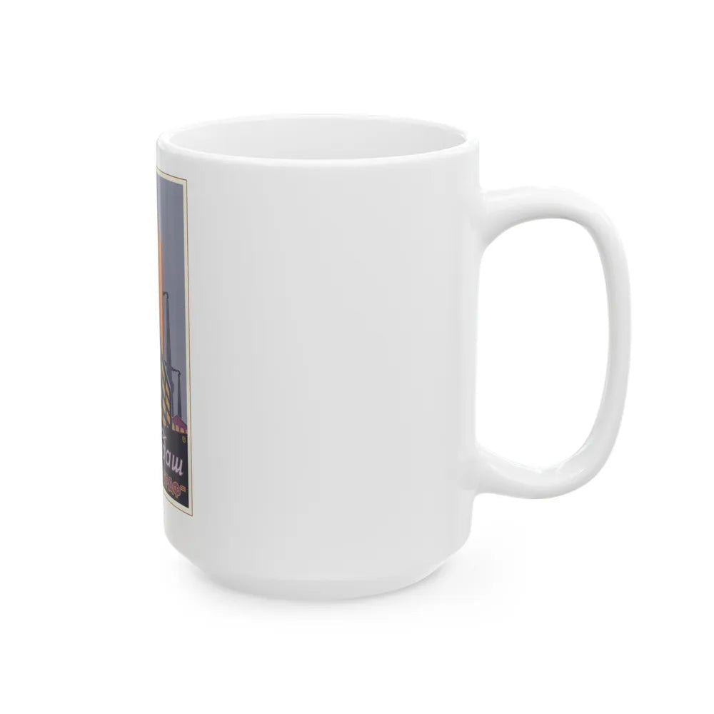 Soviet Era Poster 135 - White Coffee Mug-Go Mug Yourself