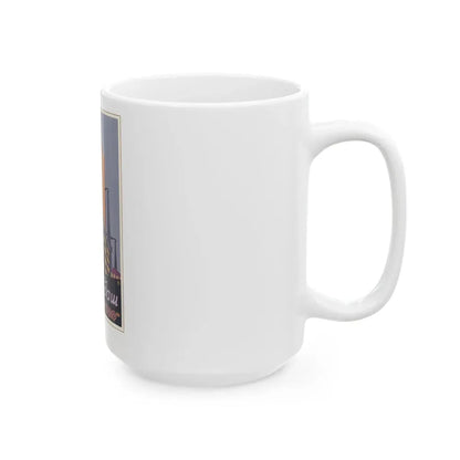 Soviet Era Poster 135 - White Coffee Mug - Go Mug Yourself