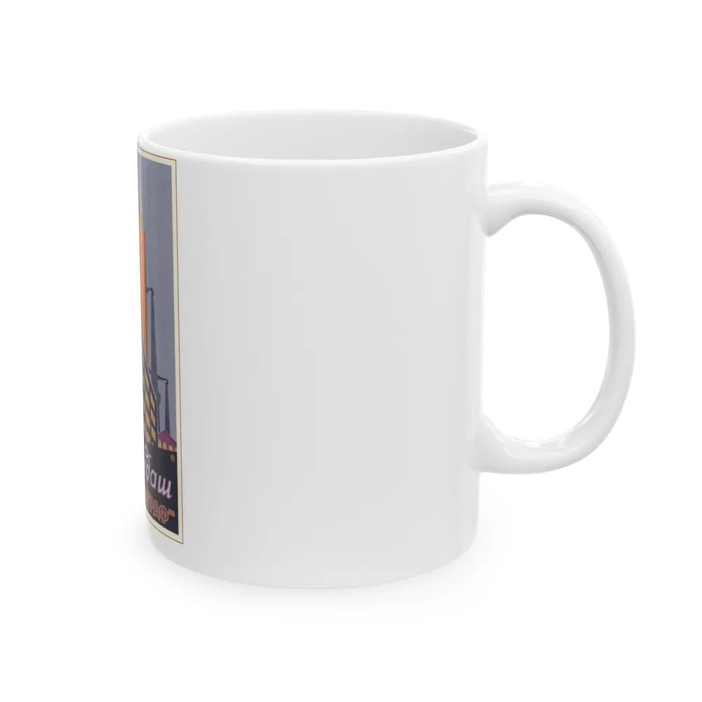 Soviet Era Poster 135 - White Coffee Mug-Go Mug Yourself