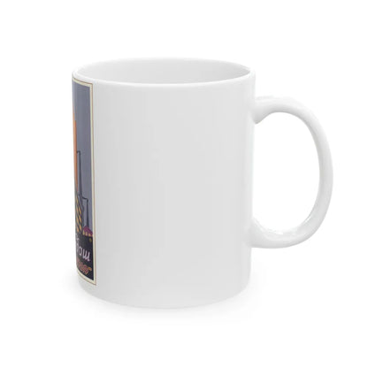 Soviet Era Poster 135 - White Coffee Mug-Go Mug Yourself