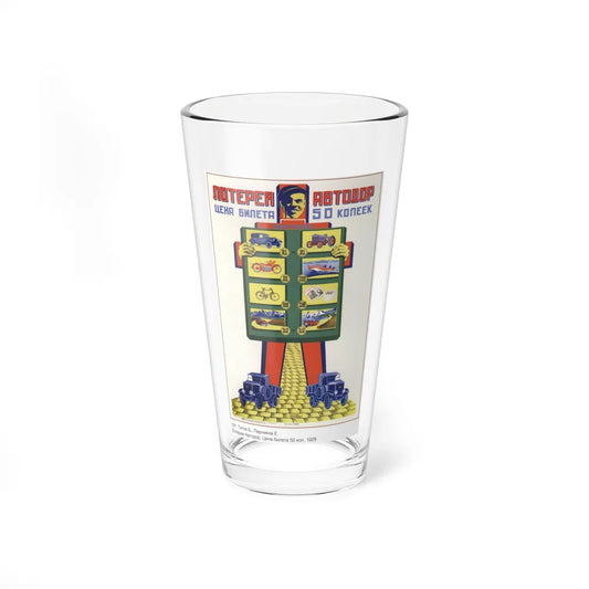 Soviet Era Poster 136 - Pint Glass 16oz-16oz-Go Mug Yourself