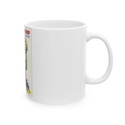 Soviet Era Poster 136 - White Coffee Mug - Go Mug Yourself