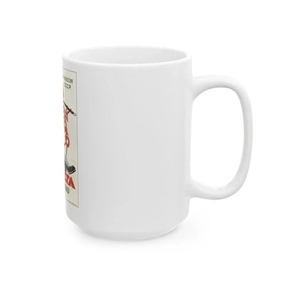 Soviet Era Poster 137 - White Coffee Mug - Go Mug Yourself
