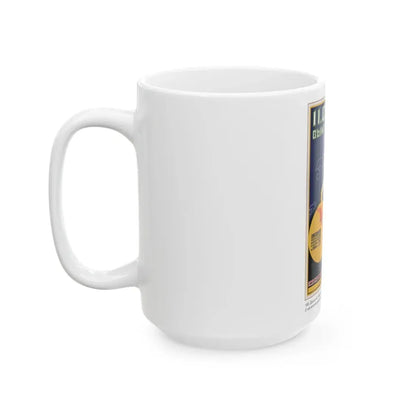 Soviet Era Poster 138 - White Coffee Mug - Go Mug Yourself