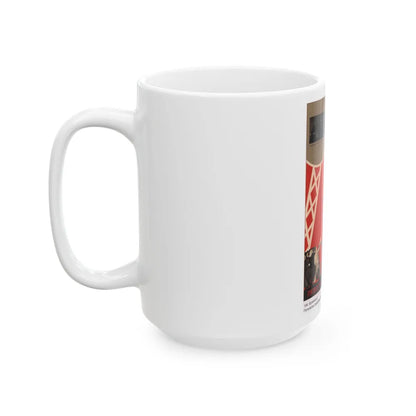 Soviet Era Poster 139 - White Coffee Mug-Go Mug Yourself