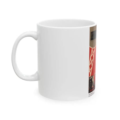 Soviet Era Poster 139 - White Coffee Mug - Go Mug Yourself
