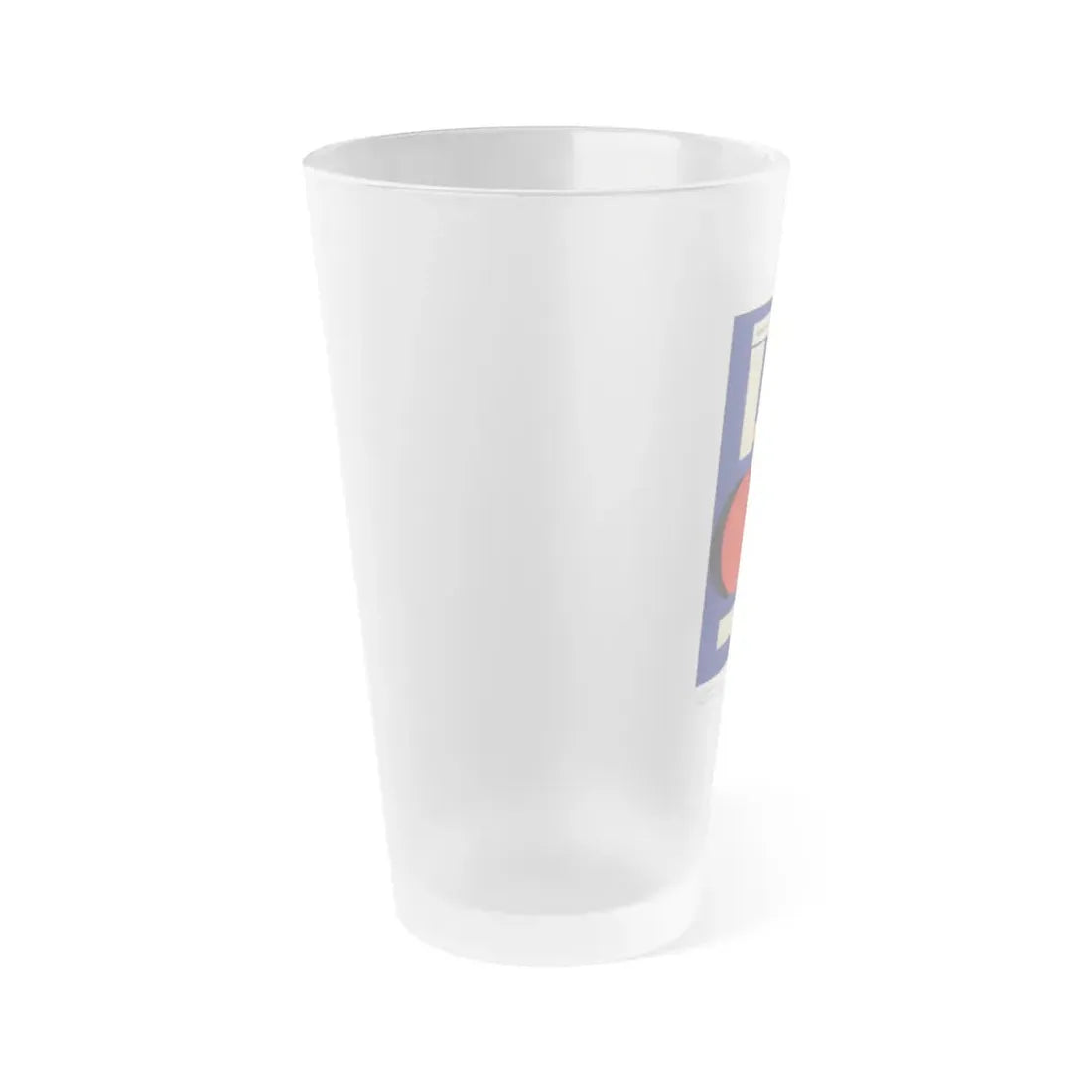 Soviet Era Poster 140 - Frosted Pint Glass 16oz - Go Mug Yourself