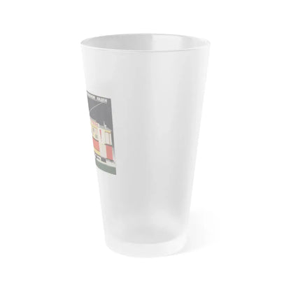 Soviet Era Poster 141 - Frosted Pint Glass 16oz - Go Mug Yourself