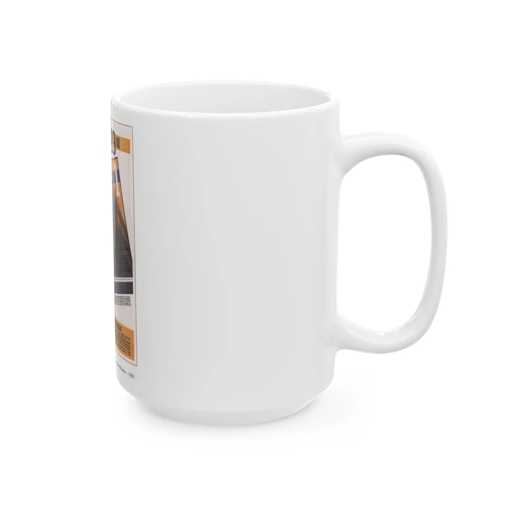 Soviet Era Poster 146 - White Coffee Mug-Go Mug Yourself