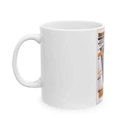 Soviet Era Poster 146 - White Coffee Mug - Go Mug Yourself