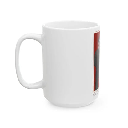 Soviet Era Poster 147 - White Coffee Mug-Go Mug Yourself