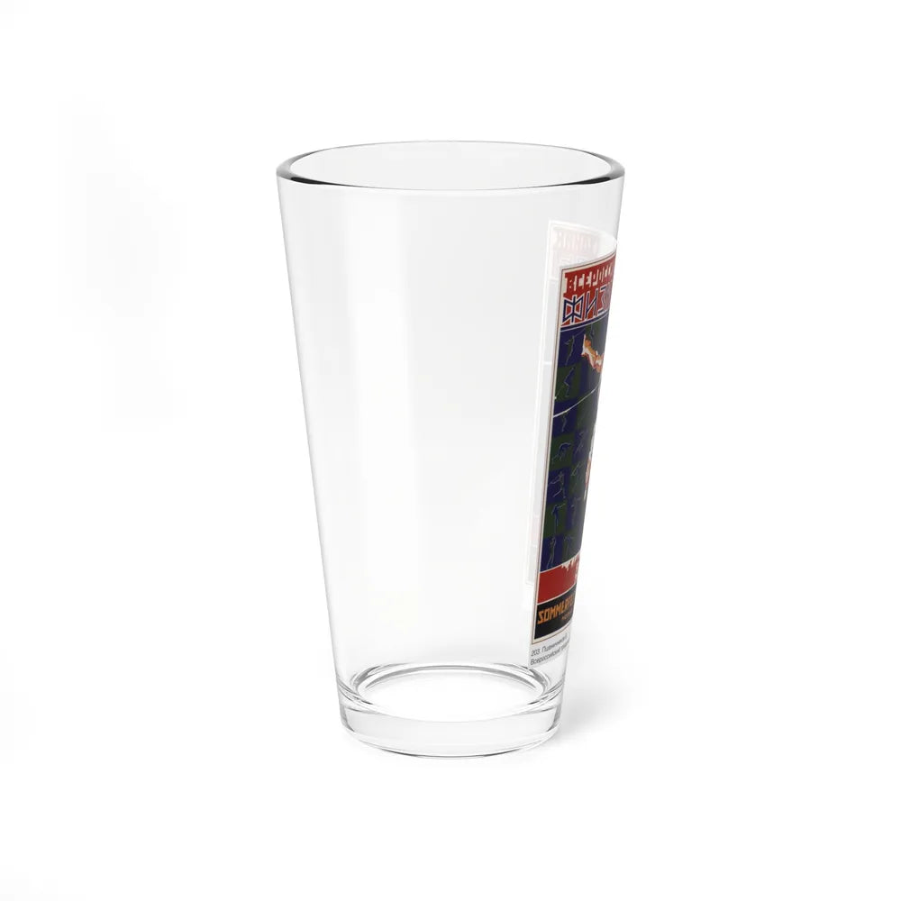 Soviet Era Poster 148 - Pint Glass 16oz-Go Mug Yourself