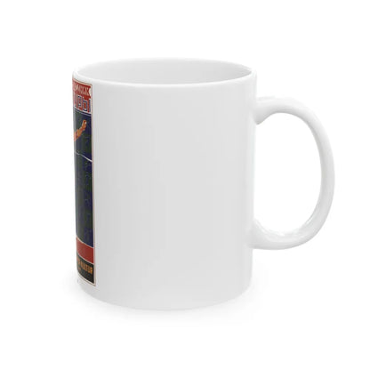 Soviet Era Poster 148 - White Coffee Mug-Go Mug Yourself