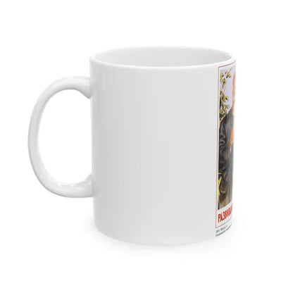 Soviet Era Poster 15 - White Coffee Mug - Go Mug Yourself