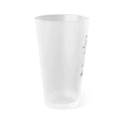 Soviet Era Poster 150 - Frosted Pint Glass 16oz - Go Mug Yourself