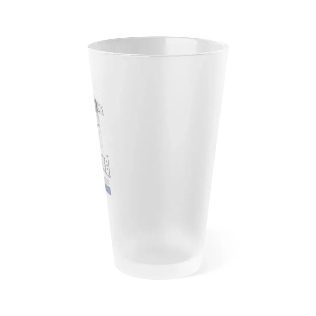 Soviet Era Poster 150 - Frosted Pint Glass 16oz - Go Mug Yourself