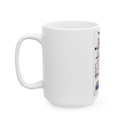 Soviet Era Poster 150 - White Coffee Mug-Go Mug Yourself